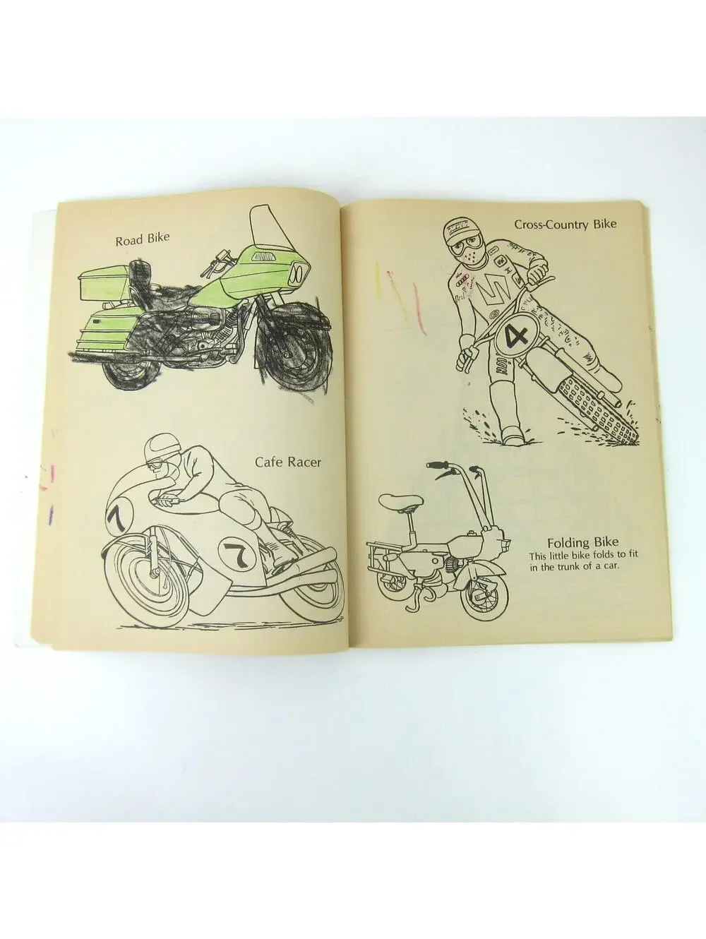 Land Sea Air Space Coloring Book Vintage 1988 Golden Big Coloring Book 56 pages
